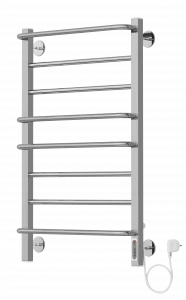 4630080267121 ЭЛЕКТРИКА Евромикс квадро П8 500х850 электро (new встроен.диммер) Полотенцесушитель TERMINUS Нержавеющая сталь