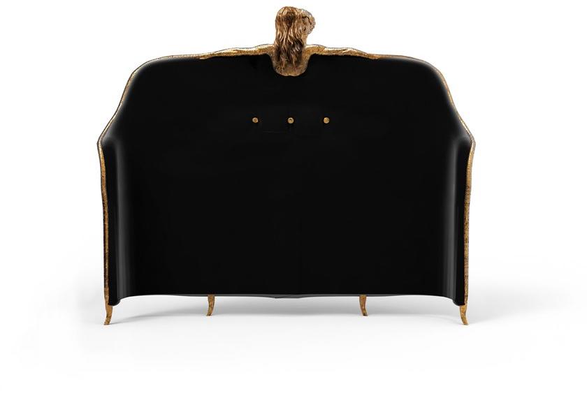 KOKET Кровать из бархата с высоким изголовьем. Forbidden sun-id-1484850 - Вид №1