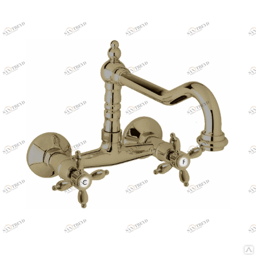 Кухонный смеситель настенного монтажа CEZARES NOSTALGIA-LLP-02