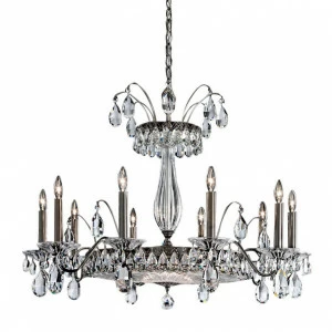 Люстра FL7710-49 H от Schonbek серебряная SCHONBEK ДИЗАЙНЕРСКИЕ 246693 Серебряный