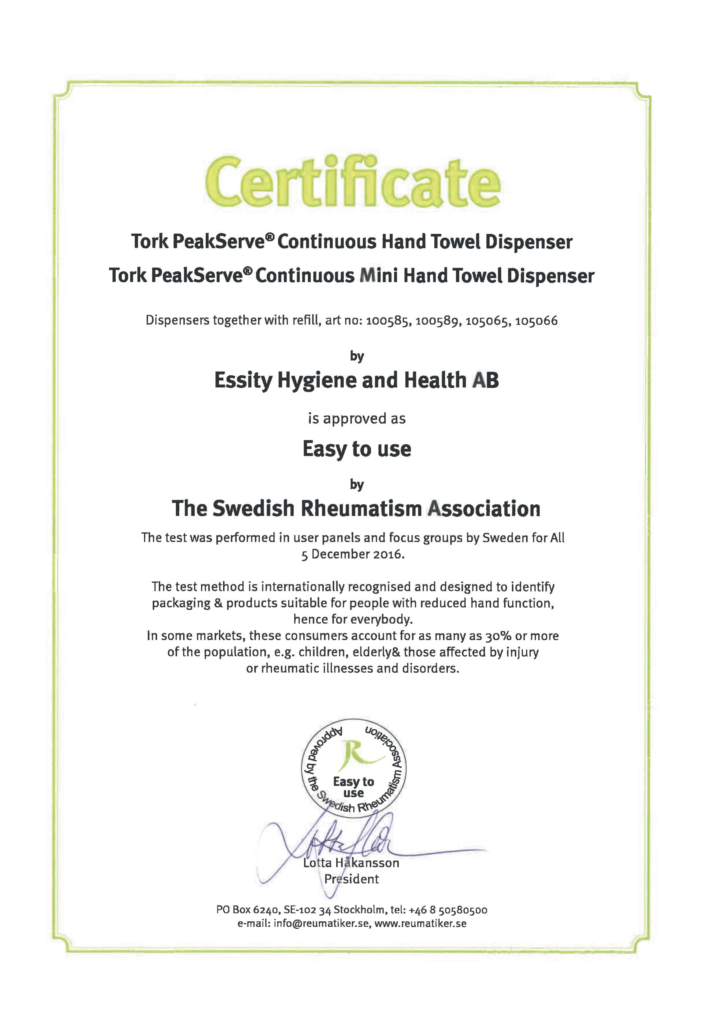 10058540 Peakserve® бесконечное полотенце для рук Tork  - Вид №3