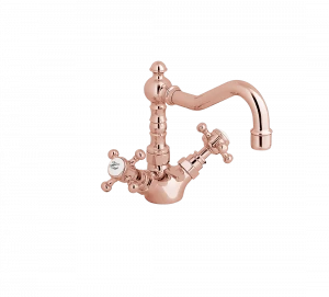 Gentry Home Центр смесителя для раковины до центра два отверстия под смеситель мм Antique Розовое золото GH101954