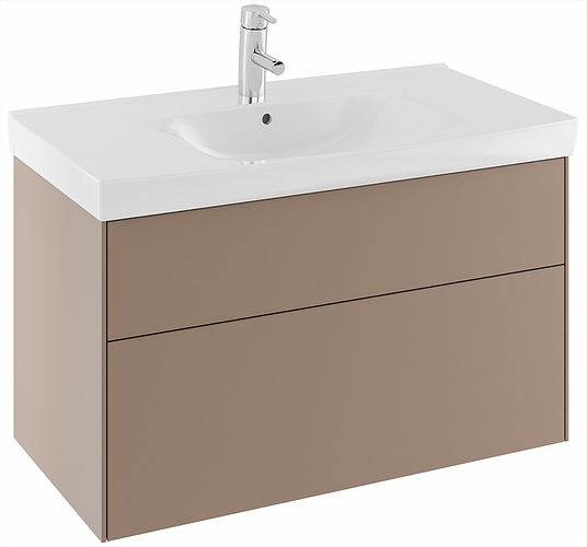 42559 IFO Sense тумба под умывальник с двумя ящиками, W = 900 мм, W1 = 922 мм, мол. - Вид №11