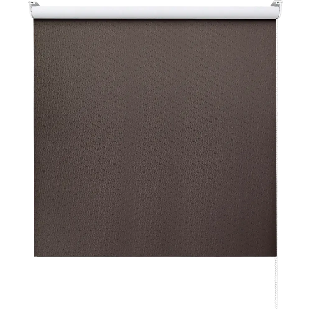 Штора рулонная блэкаут Ромб 200x175 см коричневая 83815401 STLM-2127472 ЭСКАР 