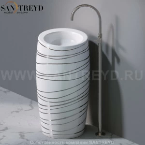 L100T0R0VT.410P Напольная раковина стоящая круглая A. e T. Italia SPOT