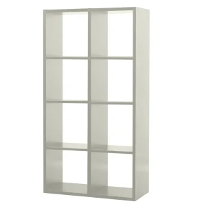 Стеллаж 8 секций 70x137x31 см, ЛДСП, цвет белый 18534191 STLM-2118687