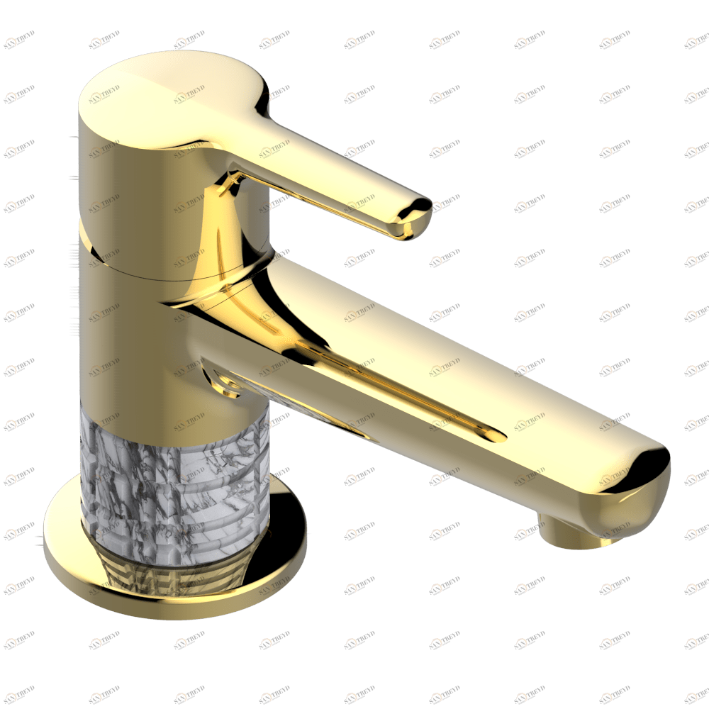 G9H-6500 Смеситель для раковины однорычажный с донным клапаном Thg-paris System с говлитом с рукоятками G9H 6500 CAT.F