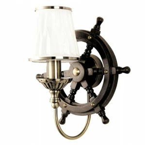 Бра металлическое с абажуром белое "Артизар" 30344.02.05.01 SEVEN FIRES МОРСКАЯ, ШТУРВАЛ 00-3929667 Белый