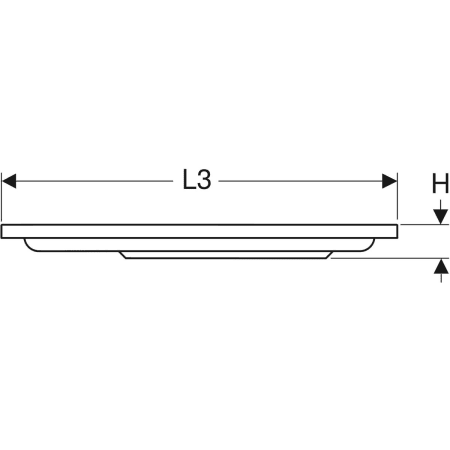 652200000 Угловой круглый душевой поддон Geberit Renova Geberit  - Вид №4