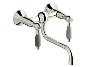 Настенный смеситель для кухни с 2 отверстиями