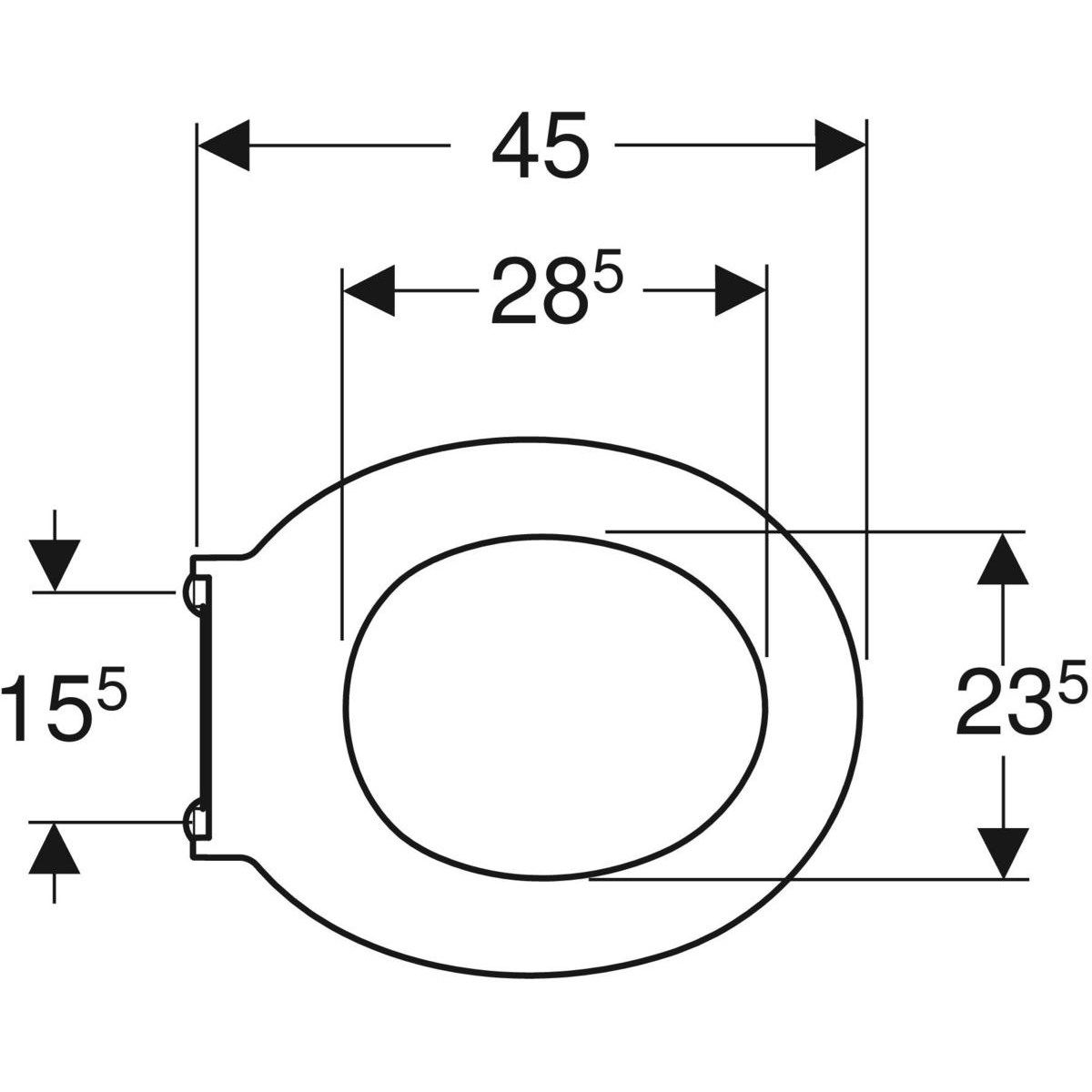 Сиденье для унитаза Geberit Selnova ARCH-00040031 - Вид №2
