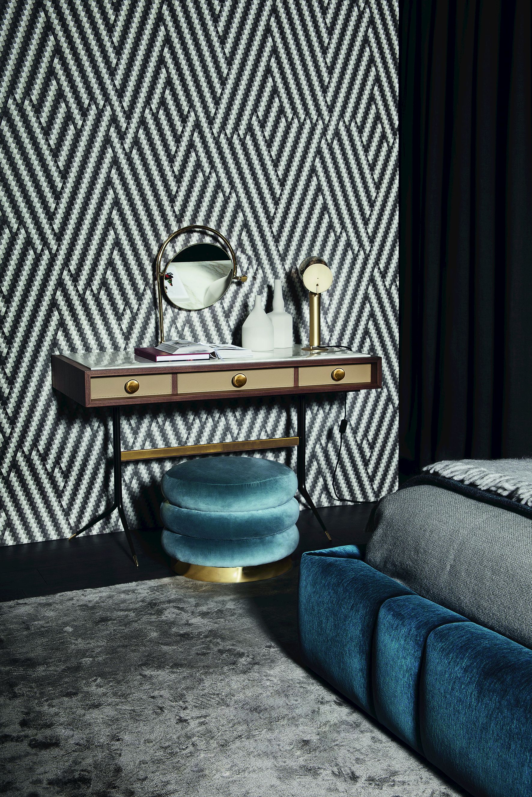 Шкаф для туалетных принадлежностей из грецкого ореха Vibieffe 1500 Swing ARCH-00146323 - Вид №1