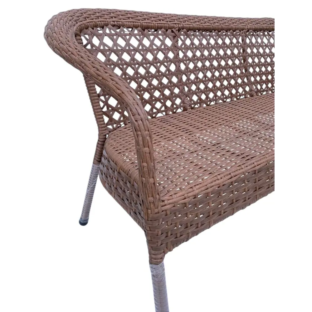 Диван садовый Deco 160x70x80 см металл коричневый Santreyd STLM-2104506 - Вид №1