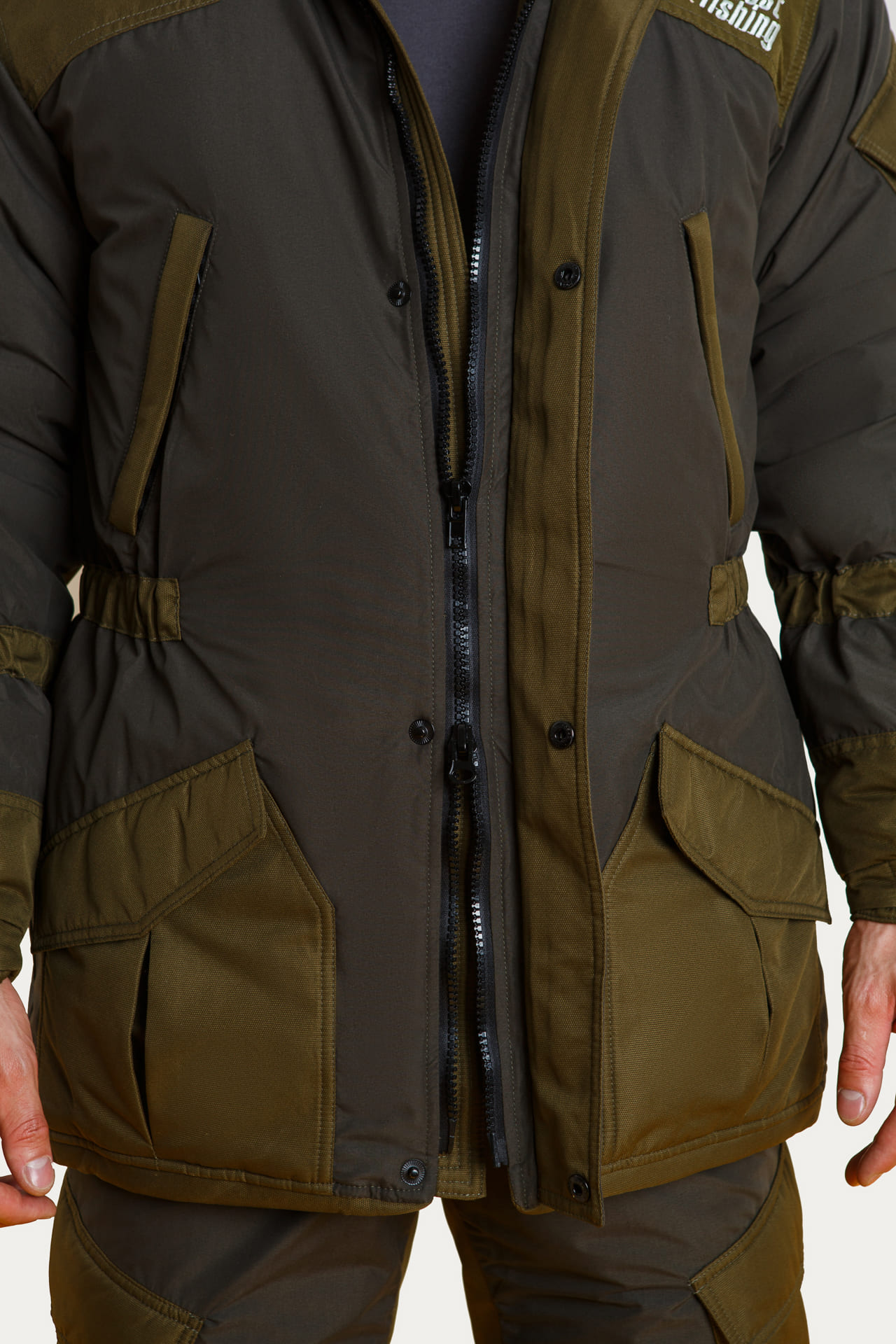 63943 Костюм  зимний хаки West Fishing  Зимняя спецодежда Santreyd  - Вид №14