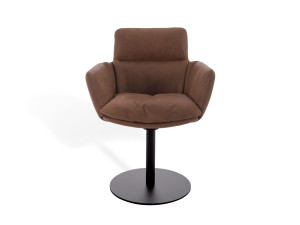 Вращающийся мягкий стул с подлокотниками