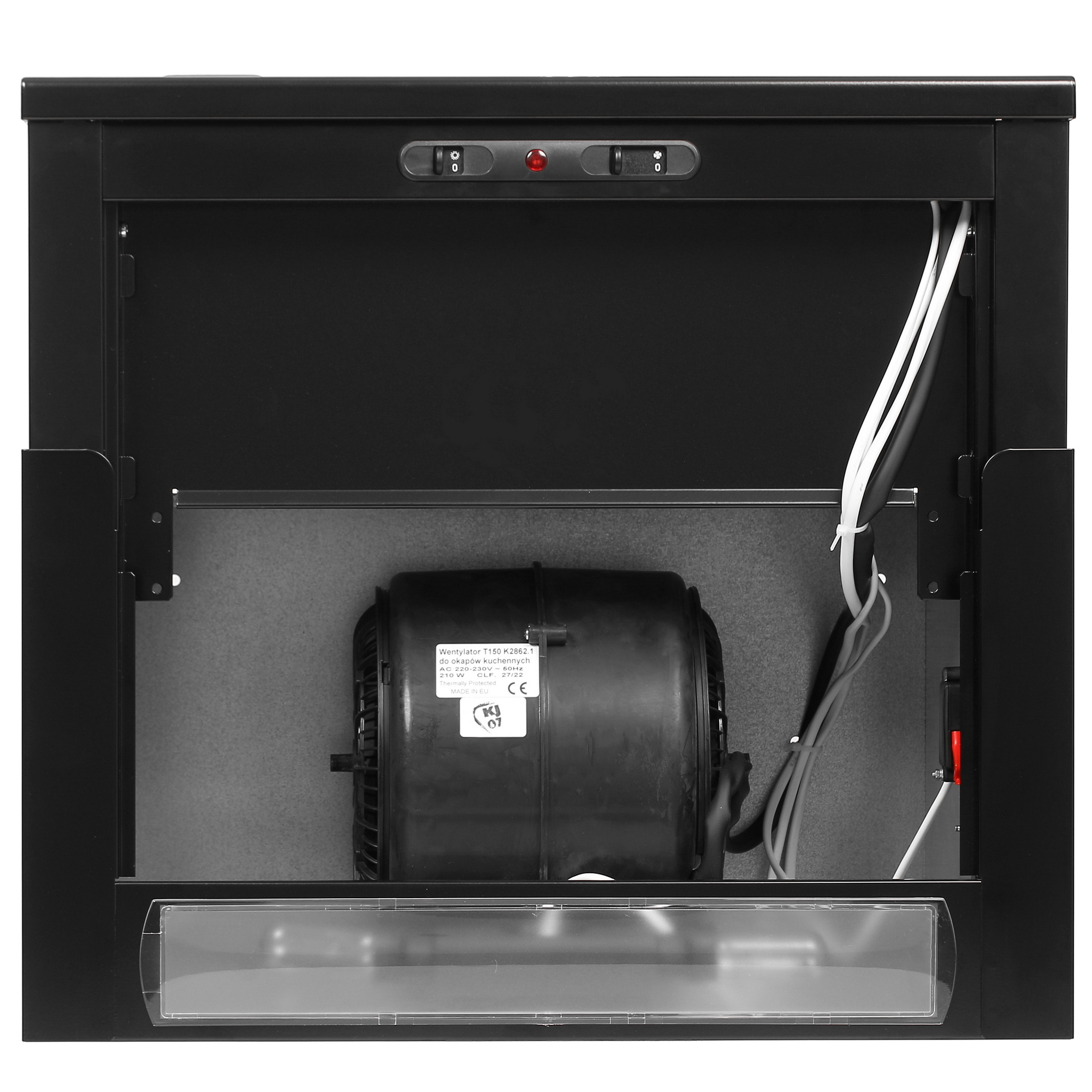 1074016 Вытяжка телескопическая Gefest ВО 4501 К21 черный/черный STDN-0011692 - Вид №8