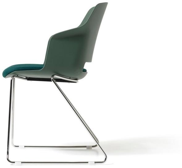 Diemme Полипропиленовый стул с салазками и подлокотниками Clop sun-id-1398540 - Вид №2