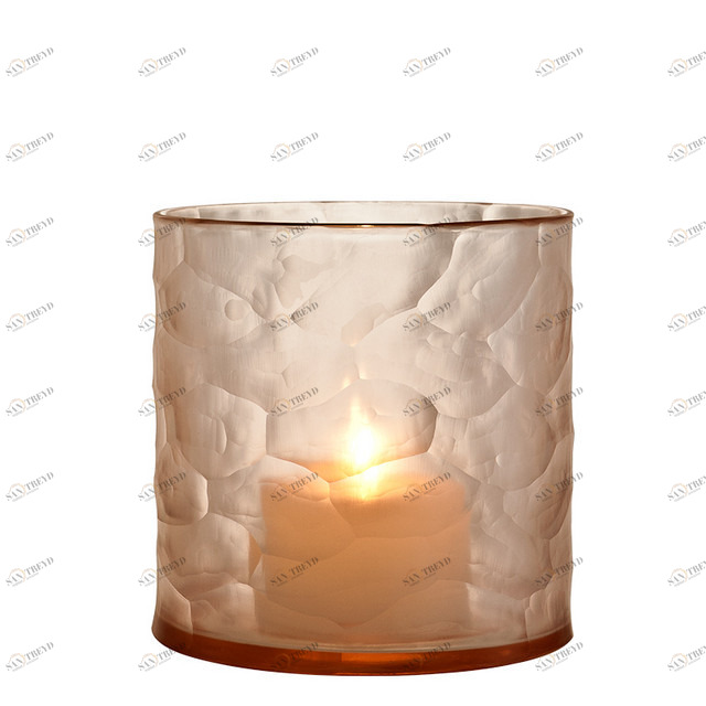 Подсвечник стеклянный бежевый Fontana M от Eichholtz EICHHOLTZ EICHHOLTZ 060286 Бежевый 