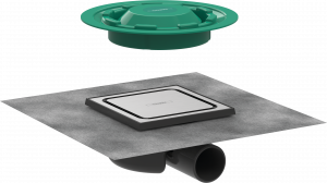 56055800 RainDrain Spot Полный набор Слив 150/150 точек и монтажный набор Hansgrohe