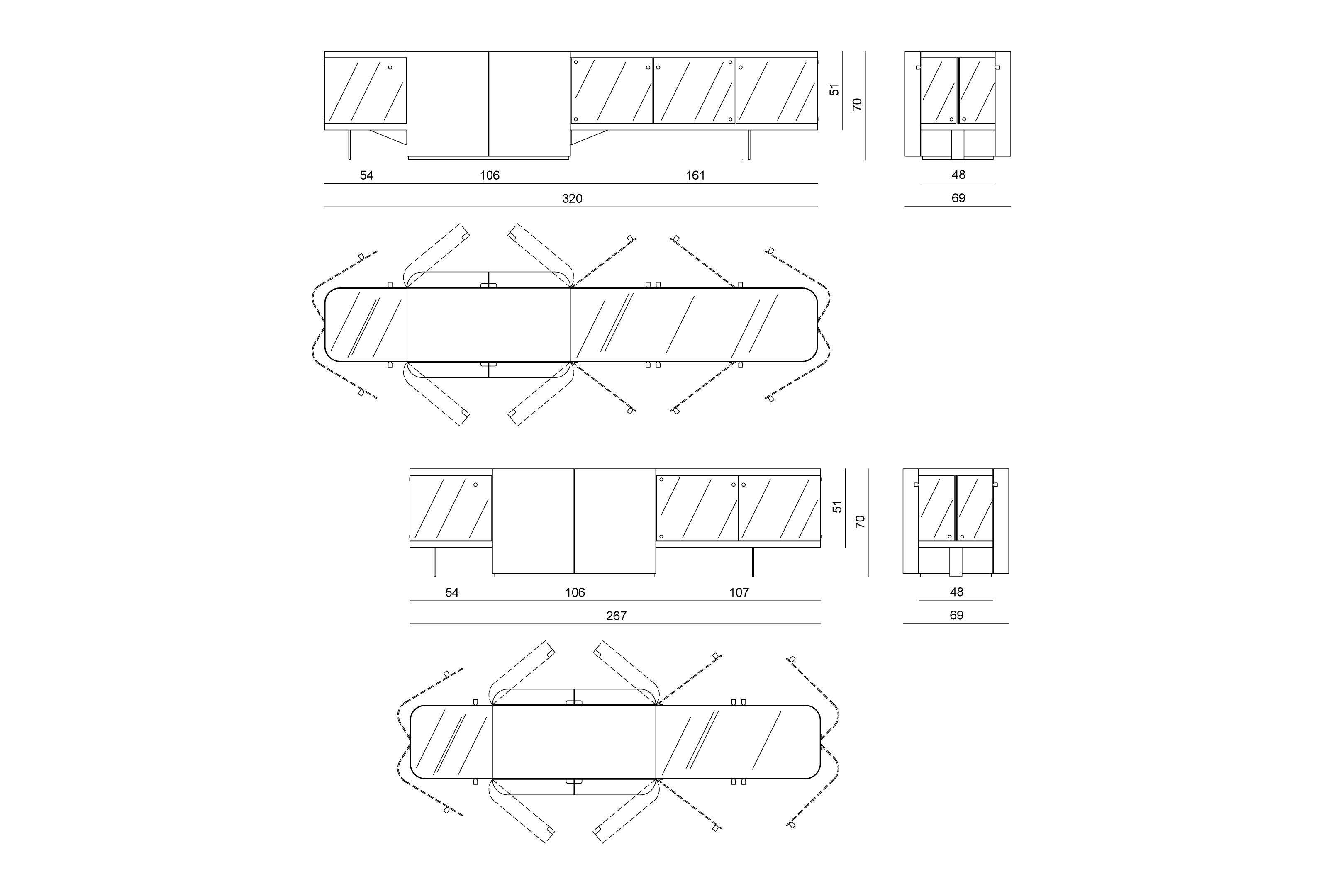 Desmond Низкий шкаф Visionnaire  - Вид №8