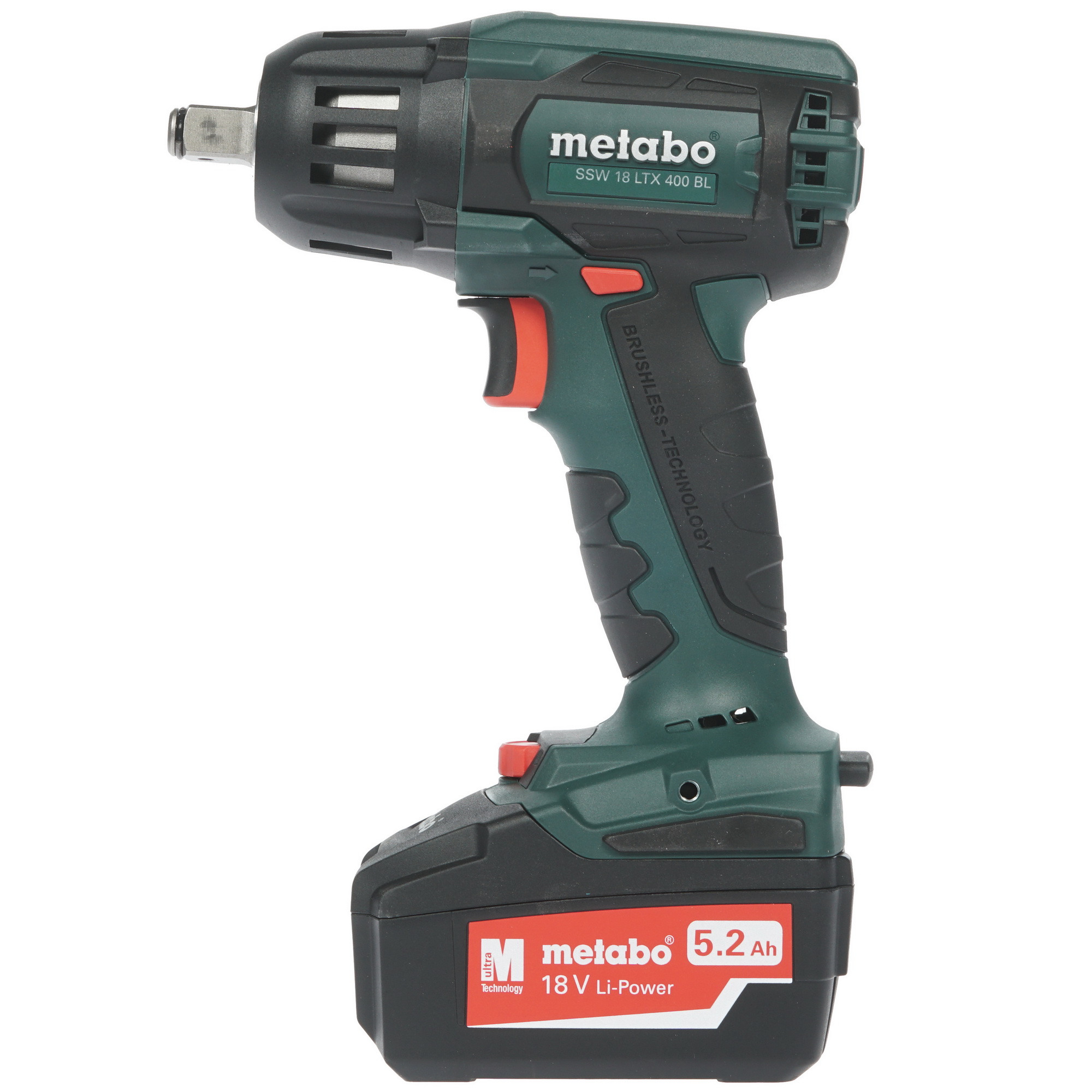 Гайковерт Metabo SSW 18 LTX 400 BL CAS 18V 1150814 STDN-0013818