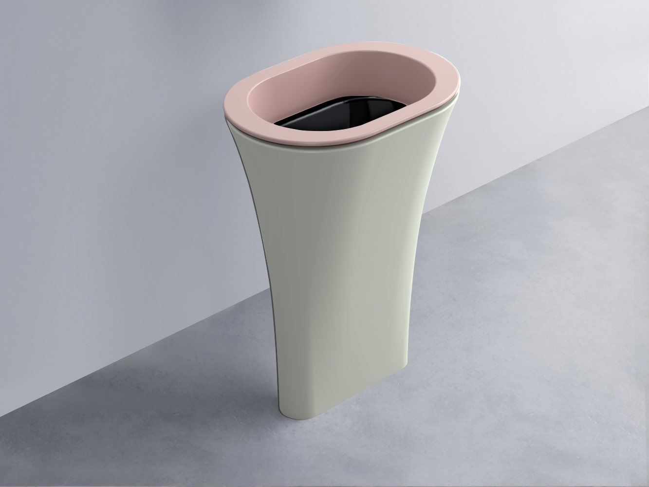 AMLA65-CP+AMPILO-N+AMCOLO-PM Раковина Amedeo Ovale отдельностоящая cielo Enjoy + Amedeo Ceramica Cielo
