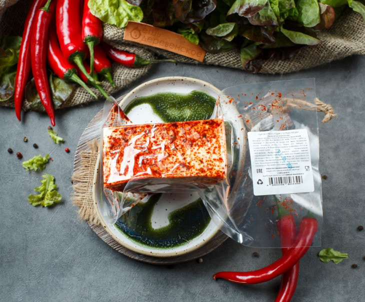 1994 "Качотта" с перцем Вкусляндия  - Вид №1