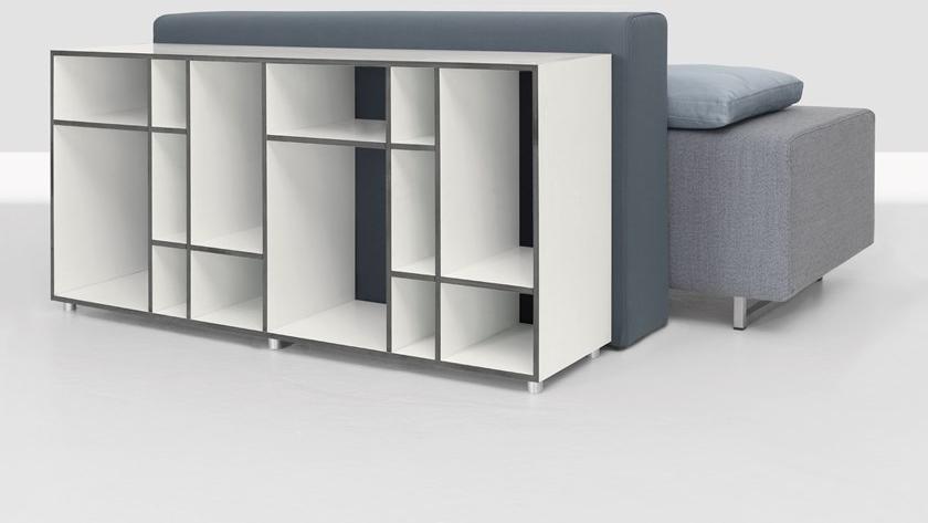 ZEITRAUM Открытый самонесущий двухсторонний книжный шкаф sun-id-1385445 - Вид №2