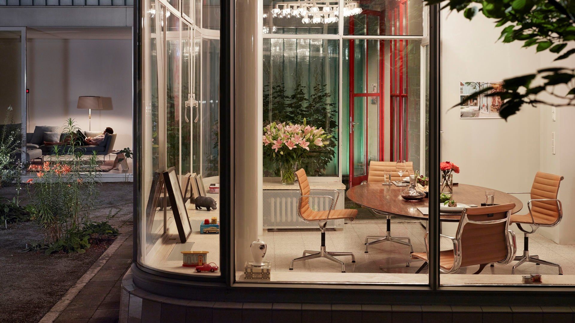 Стул из ткани VITRA Eames Aluminium Group ARCH-00115727 - Вид №40