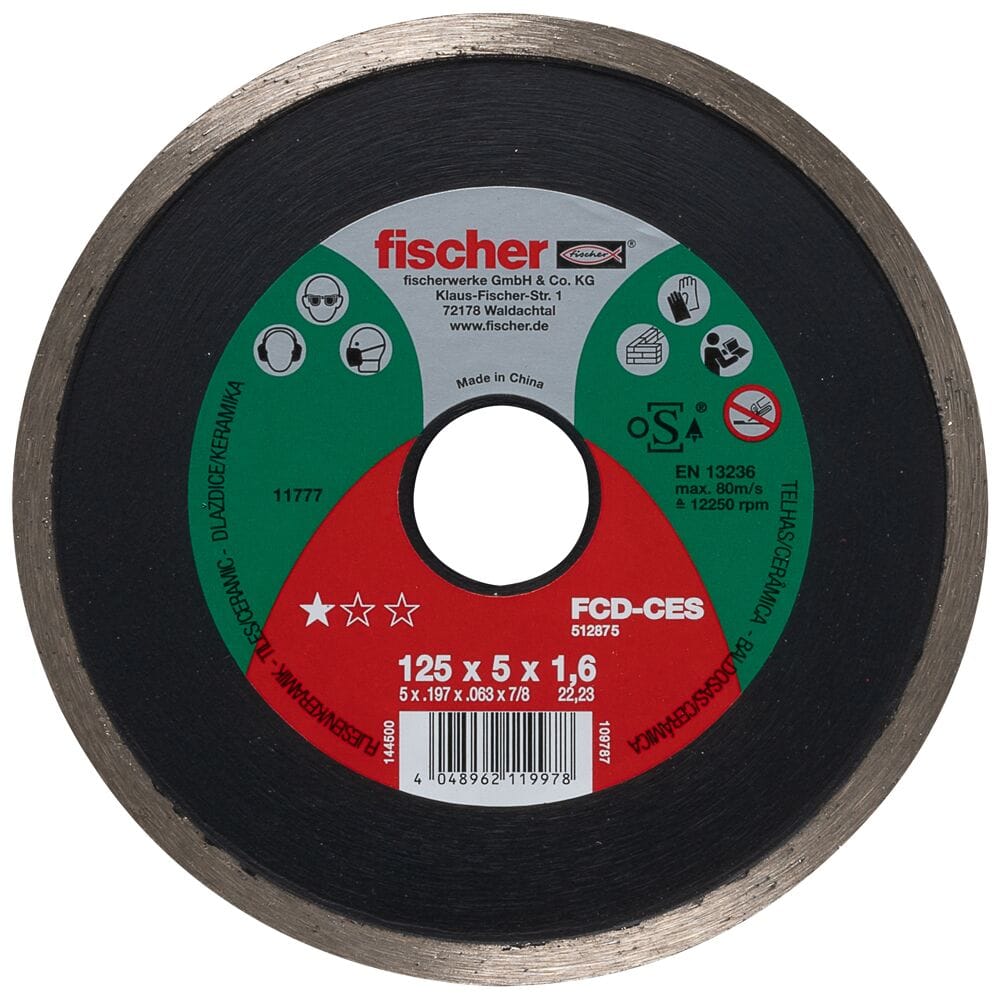 Алмазный отрезной диск FISCHER FCD-CES ARCH-00004426 - Вид №1