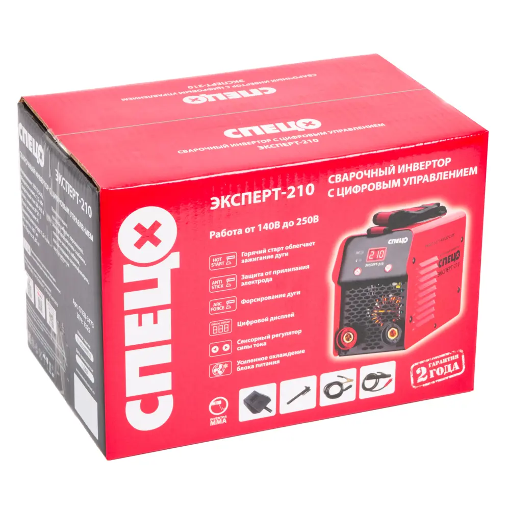 Инверторный сварочный аппарат СПЕЦ Эксперт-210 для профессиональных работ 83632799 STLM-0043105 - Вид №9