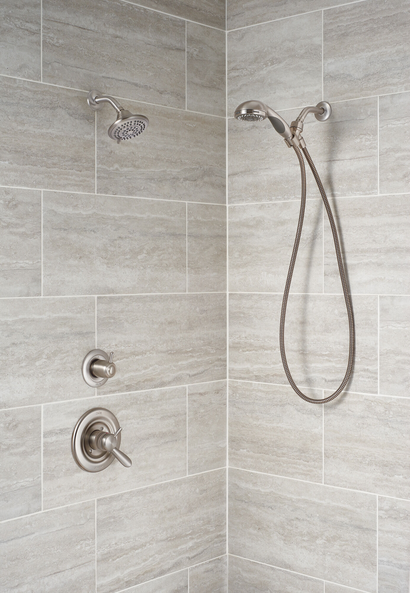 Ручной душ с креплением для душа с 3 настройками Premium Delta Faucet 56613-SS - Вид №3