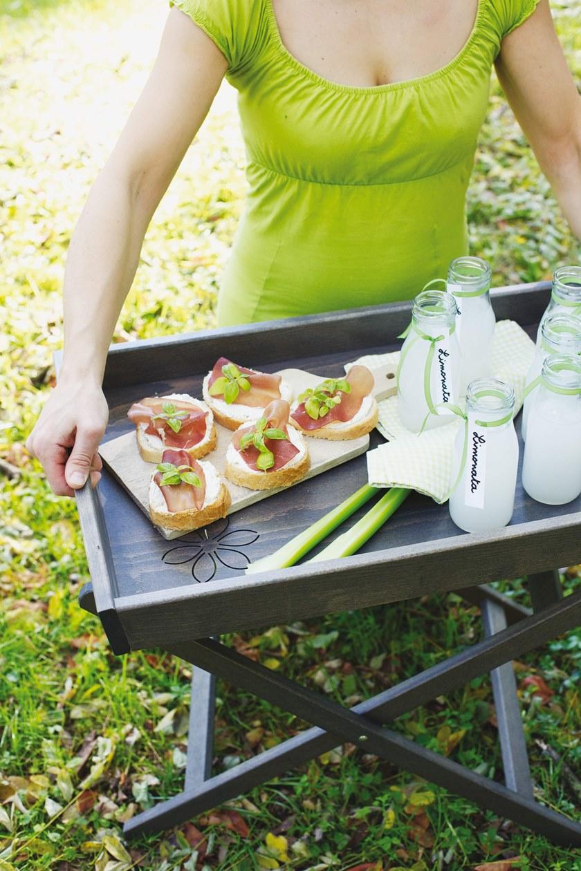 KARN Складной стол из бука с подносом Happy design 720c - Вид №5