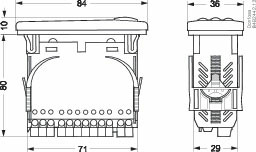 Danfoss EKC 202x EKC 202C Контроллер испарителя и уровня 084B8523  - Вид №36