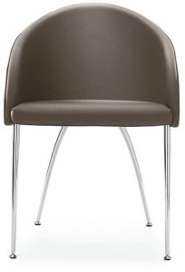 Kastel Кожаное кресло для залов ожидания Kameo