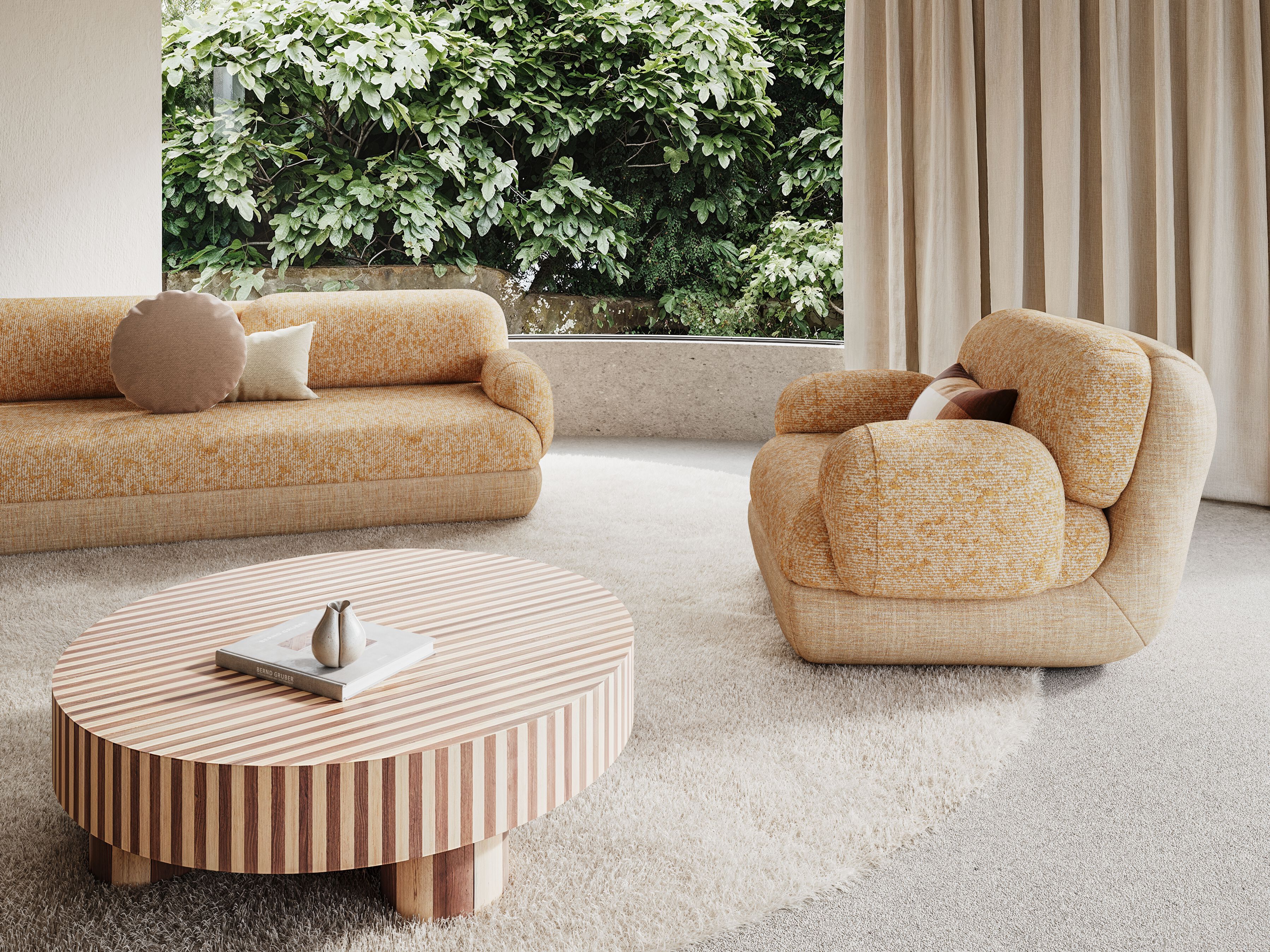 2-местный тканевый линейный диван Mambo Unlimited Ideas Mood ARCH-00066971 - Вид №1