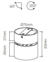 BENEITO FAURE Регулируемый светодиодный светильник из алюминия sun-id-1442834 - Вид №9