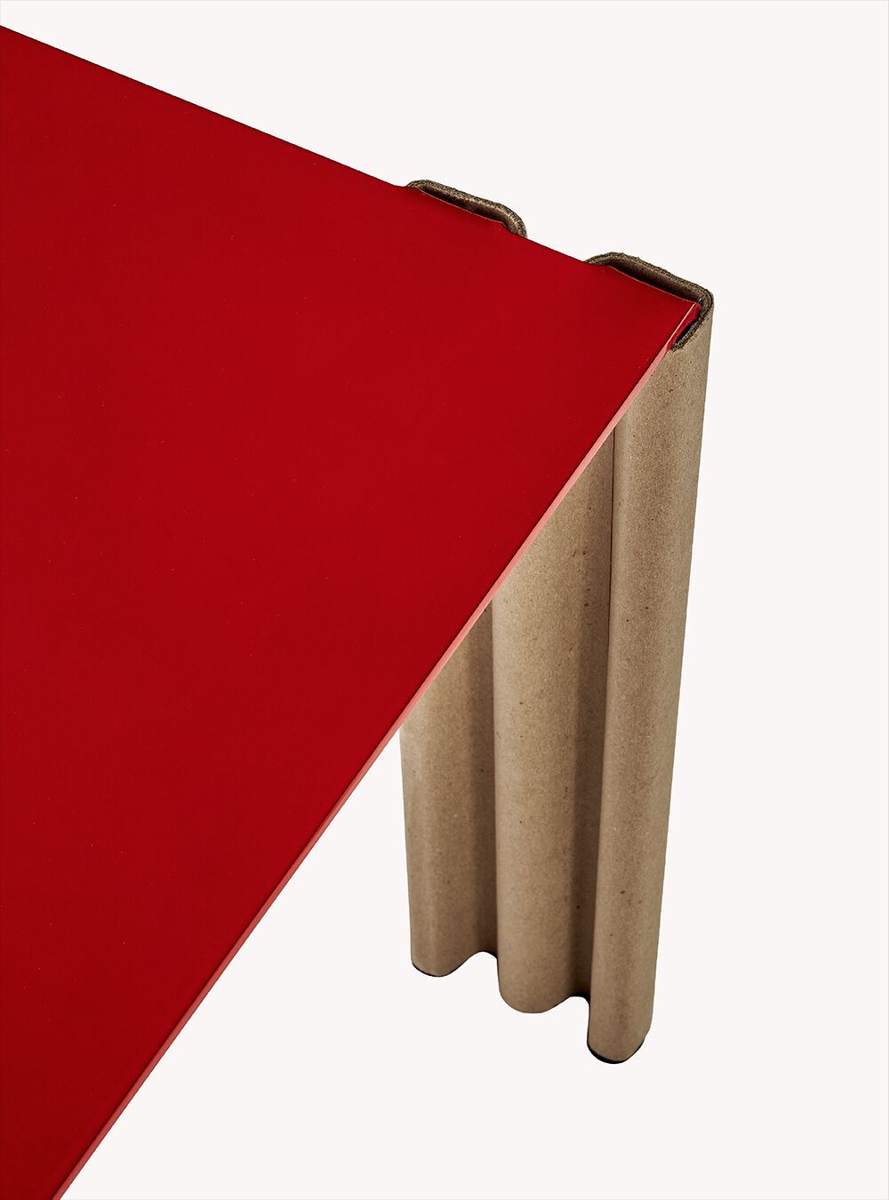 Низкий квадратный стол из целлюлозы и листового металла BALERI ITALIA INBALLO ARCH-00049188 - Вид №1