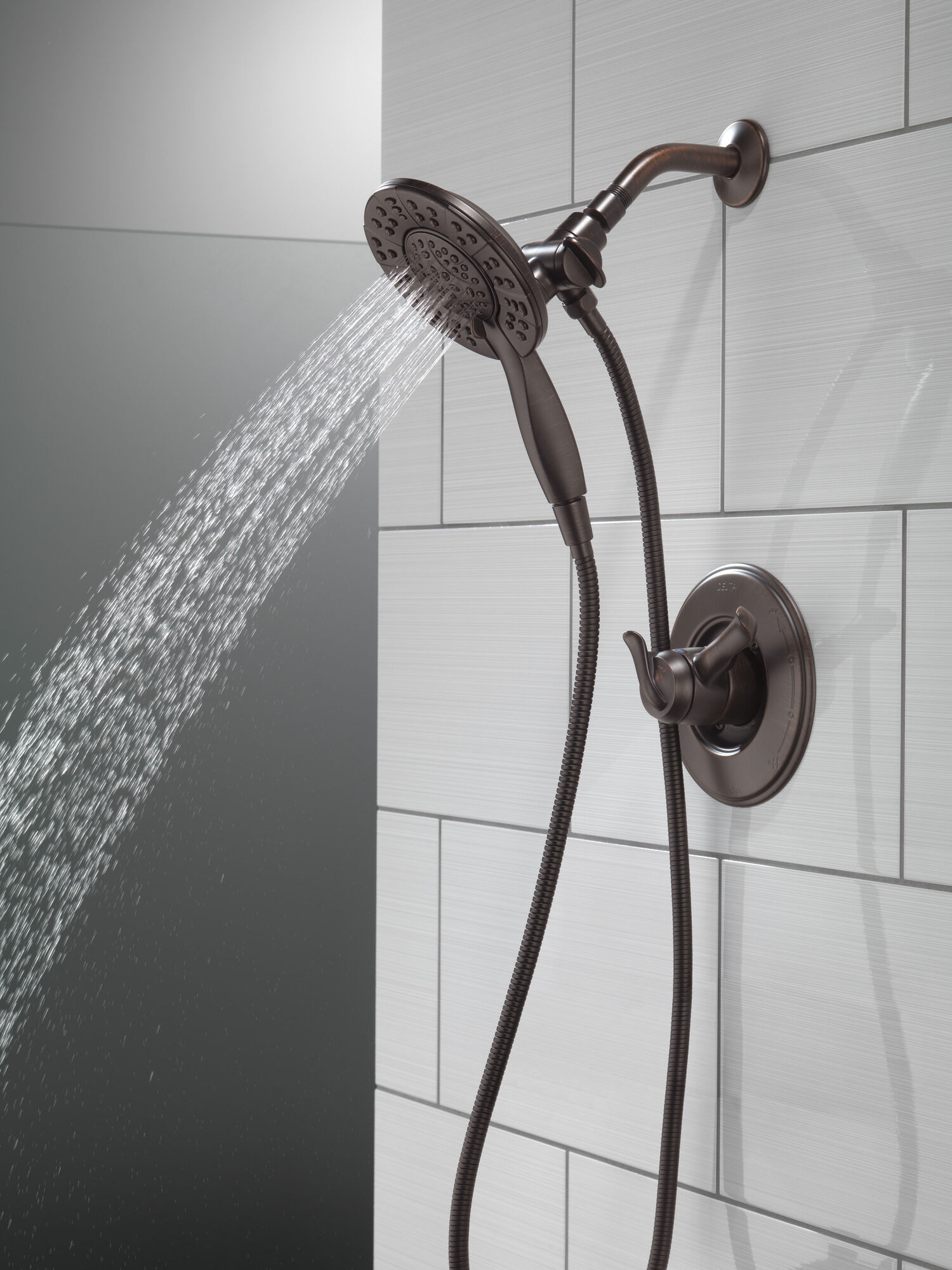 58499-RB In2ition HSSH 1,75 галлона в минуту, 4 настройки Delta Faucet Universal Showering Венецианская бронза  - Вид №10