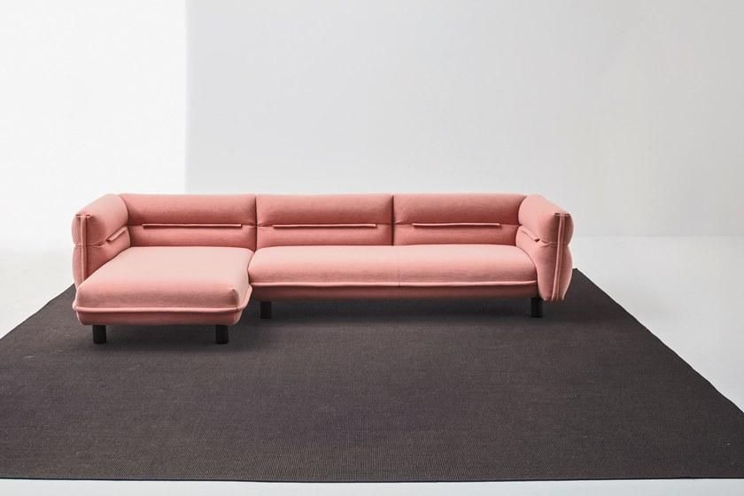 La Cividina Диван из ткани с шезлонгом Nap sun-id-1375297 - Вид №1