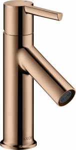 10102300 Смеситель для раковины 80, однорычажный, с рычажной ручкой, для умывальников со сливным гарнитуром AXOR STARCK