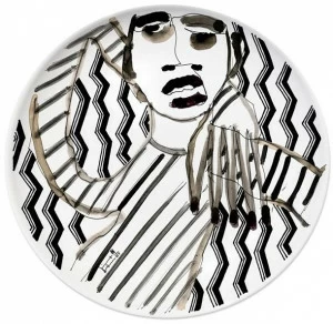 Kiasmo Керамическая тарелка Portrait K+mp2