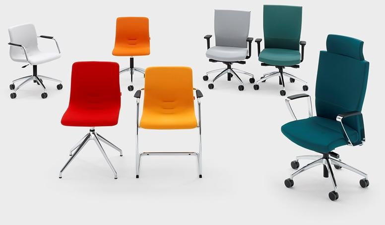 Viganò Поворотное офисное кресло из ткани на эстакаде Queen fabric sun-id-1499850 - Вид №1