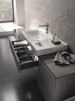 127190000 Подвесная раковина настенная прямоугольная Keramag  - Вид №1