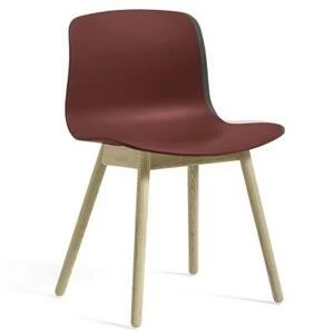 Стул AAC12, кирпичный со светлыми ножками