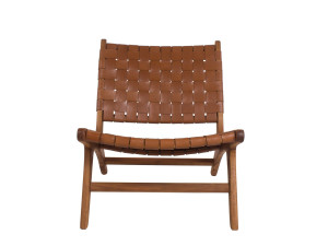 Кожаный садовый стул