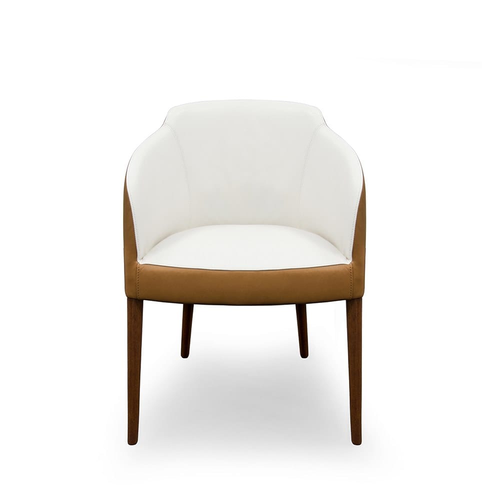 Мягкий стул из оленьей кожи с подлокотниками Formitalia ARCH-00073369 - Вид №1