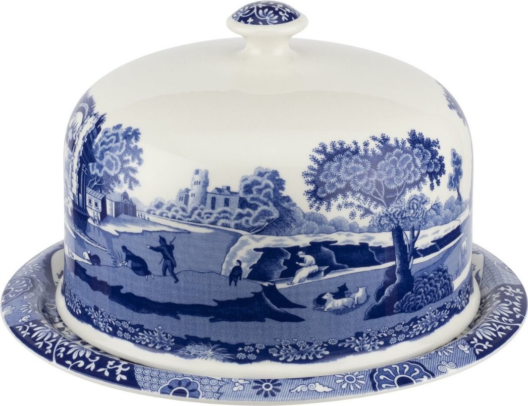 10655447 Spode Блюдо сервировочное с крышкой Spode "Голубая Италия" 29см Фарфор 