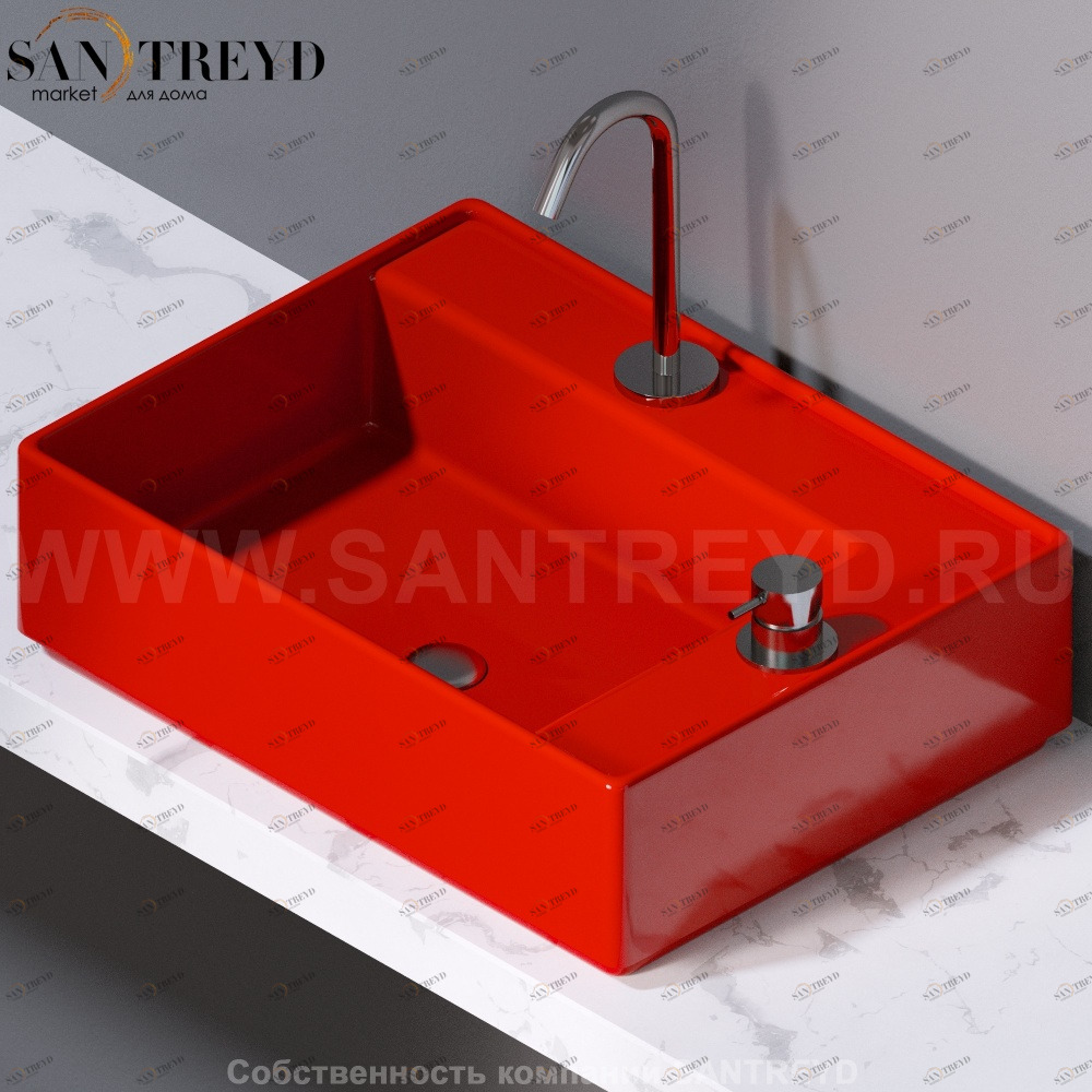 L640125 Накладная раковина на столешницу  прямоугольная A. e T. Italia Fly AeT ITALIA