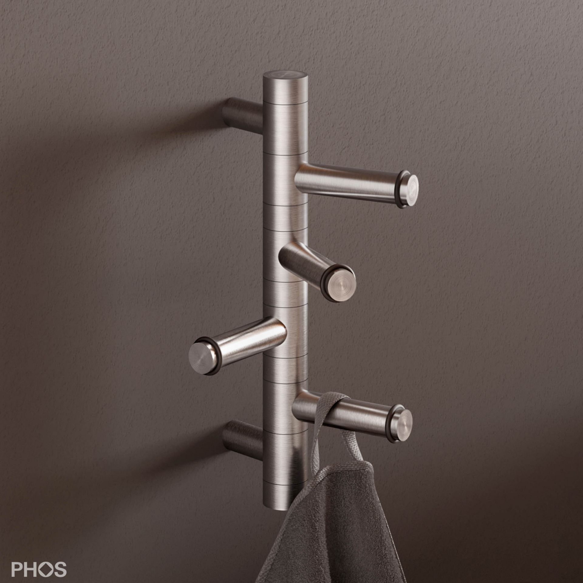 GH4-O Крючок для полотенец с 4 вращающимися крючками PHOS 